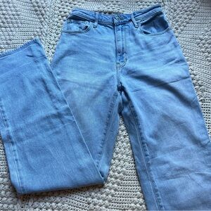 Hollister Straight Leg High-Waisted Light Blue Jeans
